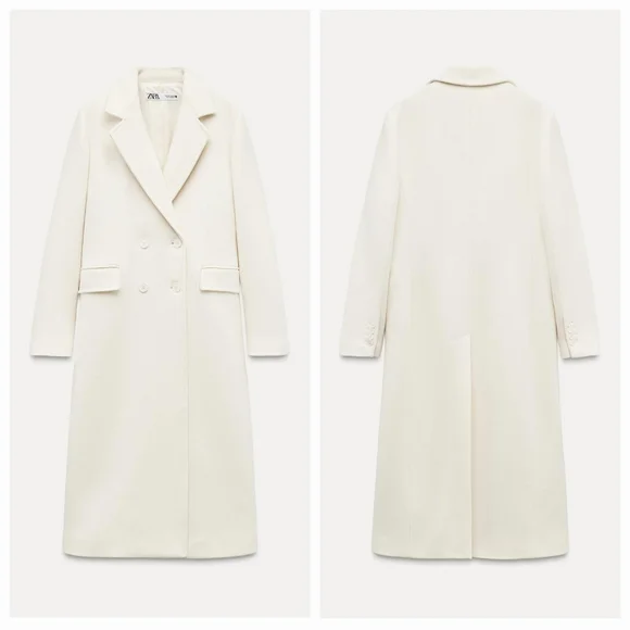 Zara Manteco Coat Wool Blend - Picture 14 of 16